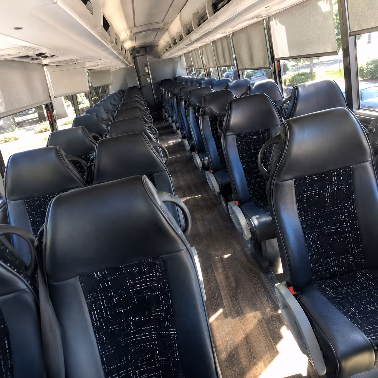 shelby charter bus interior