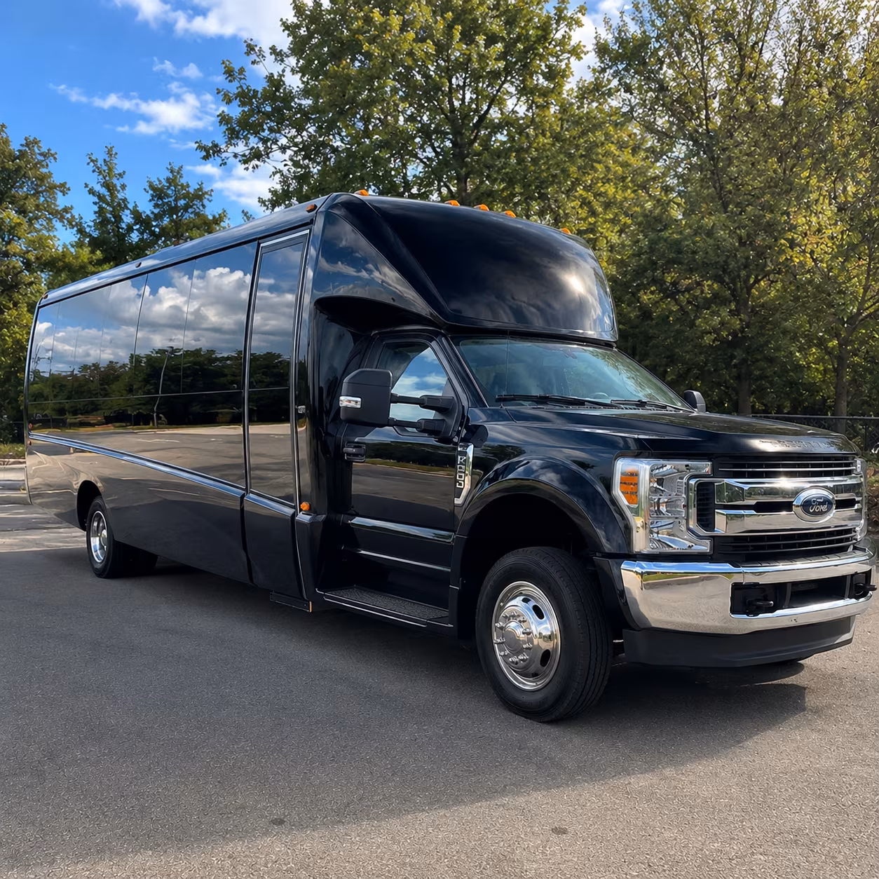 shelby wine tour brewery transportation onboard seating